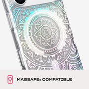 EvoClear Print MagSafe - Apple iPhone 18 Pro/17 Pro Case - Mandala
