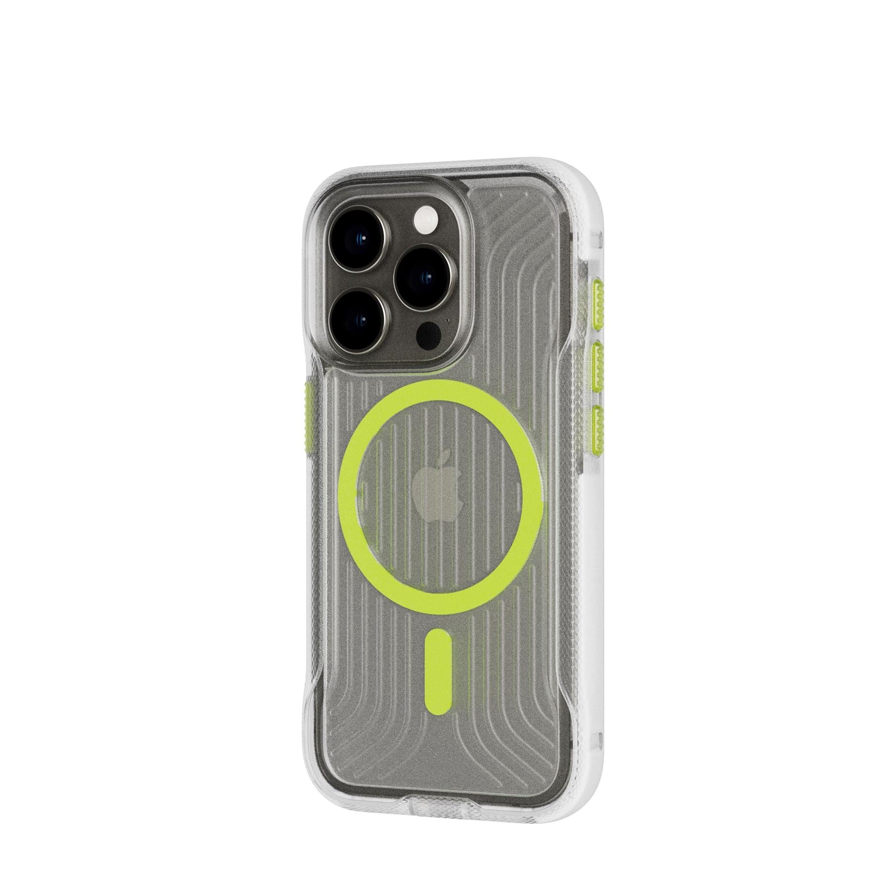 ANDJOHN iphone 15pro ケース FlexPro - Apple iPhone 15 Pro Case MagSafe Compatible - Clear Glow