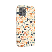 Eco Art - Apple iPhone 12 Pro Max Case - Terazzo Orange
