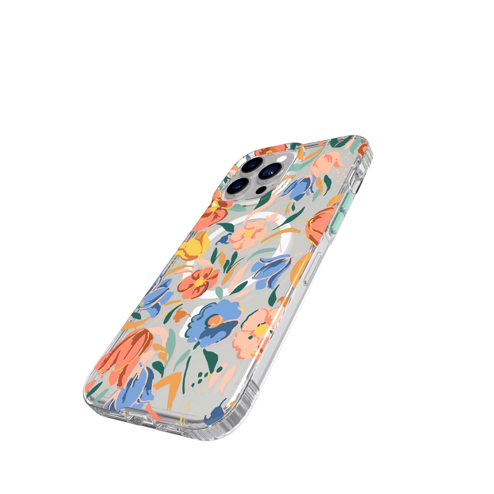 Evo Art - Apple iPhone 13 Pro Max Case MagSafe® Compatible - Peach Tulip