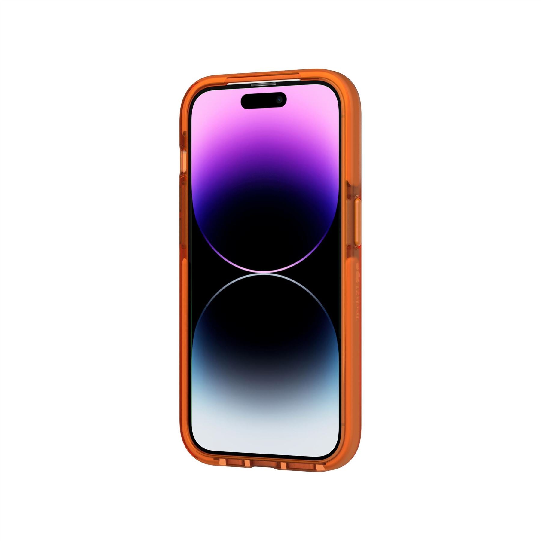 EvoCheck - Apple iPhone 14 Pro Case - Fizzy Orange | Tech21 Ltd - UK
