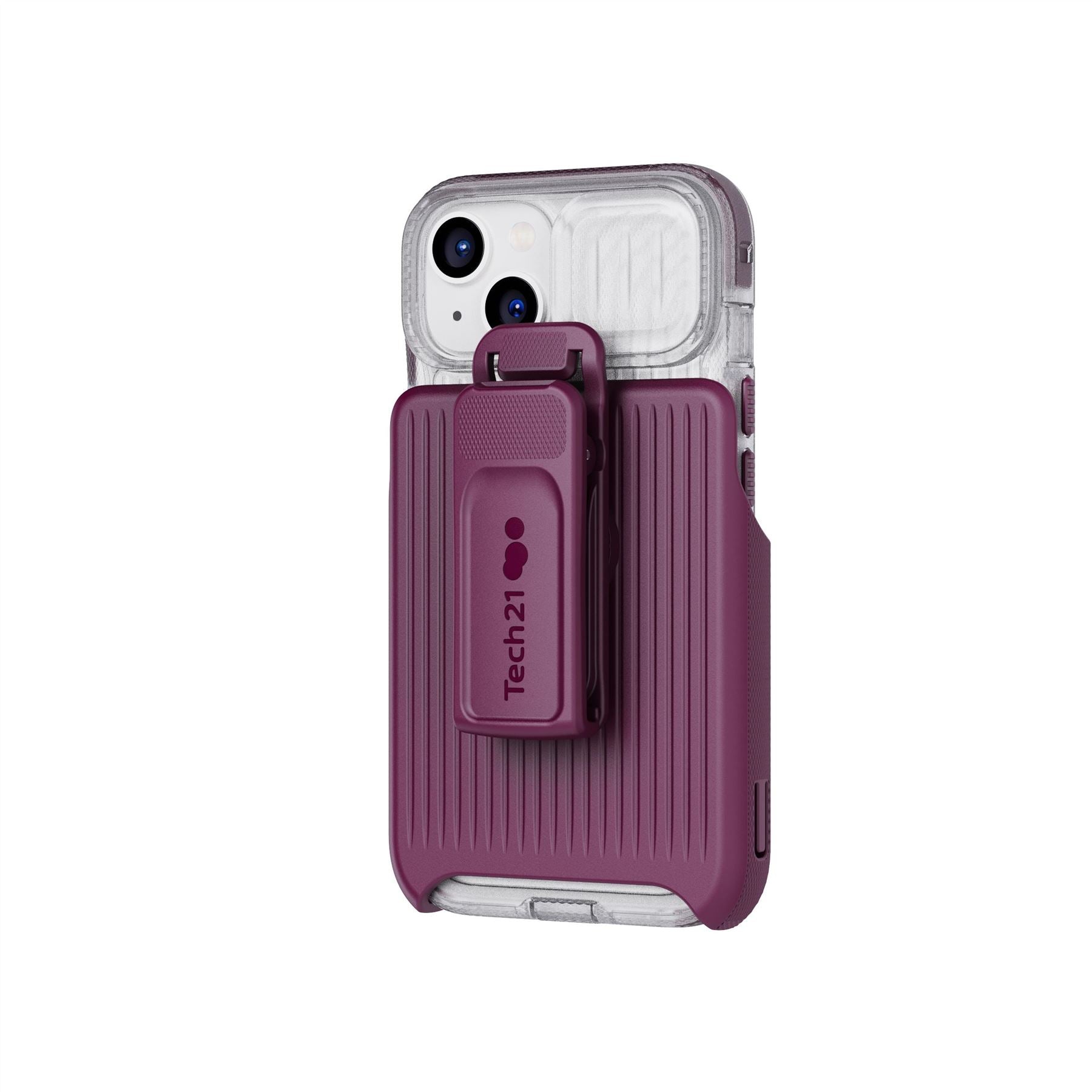 Evo Max - Apple iPhone 14 Case MagSafe® Compatible - Frosted Purple