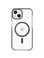 EvoCrystal - Apple iPhone 16e/14 Case MagSafe Compatible - Graphite Black